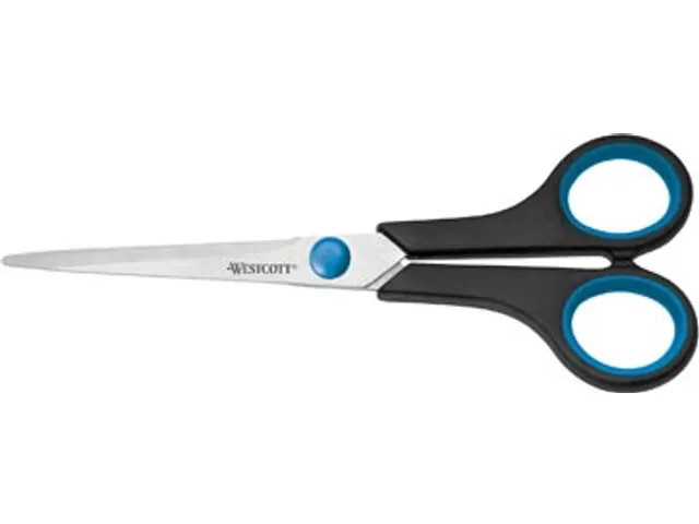 Schaar Softgrip 17,5 cm, symmetrische ogen