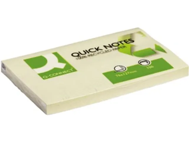 Quick Notes Recycled Memoblaadjes 76x127mm 100 Vel Geel