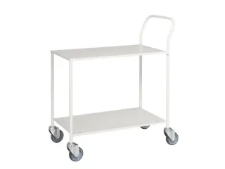 Tafelwagen,Draagverm. 150Kg,2Etage(S),Etage(S) Melaminecoating,Wit,Wit - 1