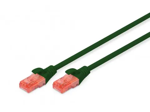 CAT 6 U-UTP patchkabel Cu LSZH AWG 26/7 Lengte 1m Groen