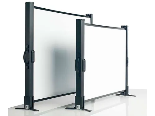 Projectiescherm Tafelmodel zwart 93x72cm