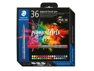 Brushpen Staedtler PigmentArts set à 36 kleuren - 1