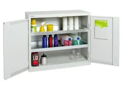 Milieukast Plaatstaal Grijs Ventilatie 900x1000x500mm