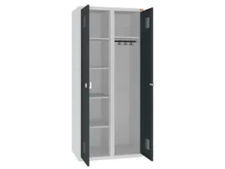 kleding-/wasgoedkast,RAL 7035/RAL 7016,HxBxD 1800x800x500mm,2vak
