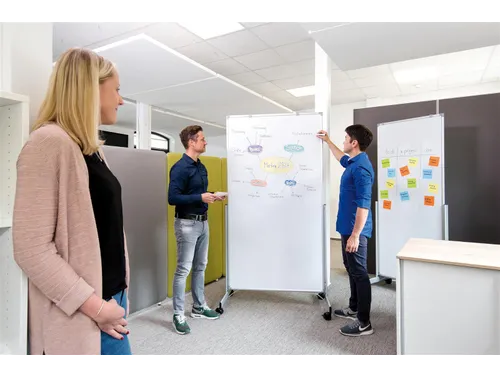 Mobiel Whiteboard MAULpro Easy2move 100x180cm