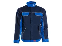 BSD 4641 werkjas, marineblauw/korenblauw, maat 64, per stuk