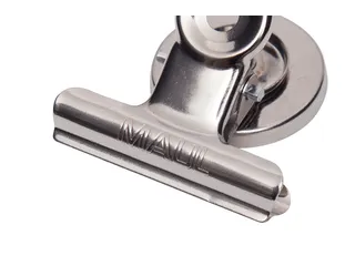 Papierklem MAUL Bulldog met magneet 40mm capaciteit 15mm zilver - 5