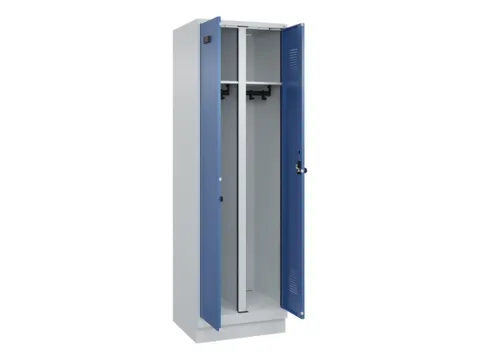 locker voor scheiding van kleding,HxBxD 1950x600x500mm,2vak