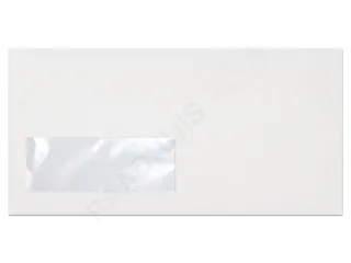 Dienstenvelop Venster Links 110x220mm Dl (ea5/6) Plakstrip Wit - 7
