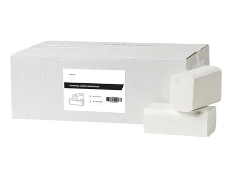 Papieren Handdoek Multifold cellulose 2-laags Wit FSC