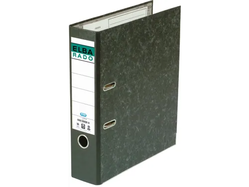 Oxford Rado ordner folio uit karton rug van 8 cm zwart