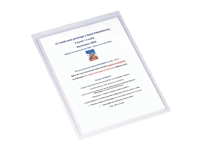 PK 10 zelfkl tas glad PVC 14/100 A4