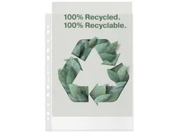 geperforeerde showtas 100 % gerecycleerd A4 20 stuks