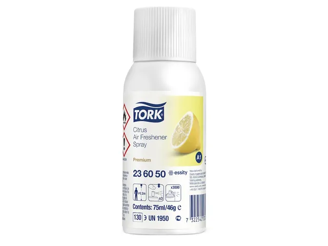 Luchtverfrisser Tork A1 236050 Air freshner citrus 75ml Navulling