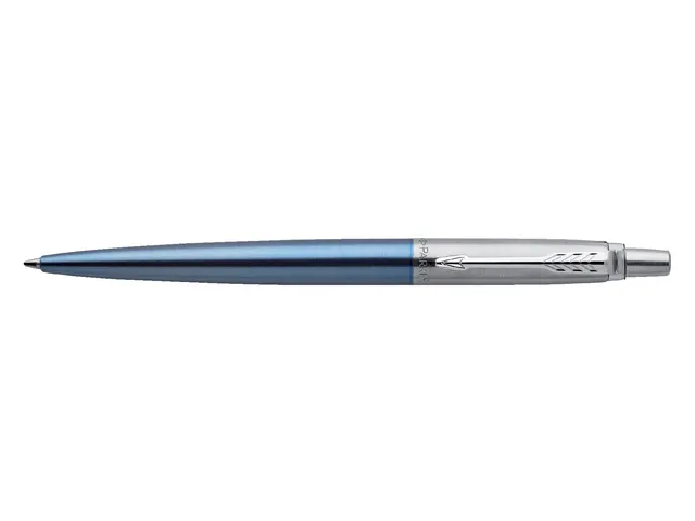 Balpen Parker Jotter Waterloo blue CT medium op blister
