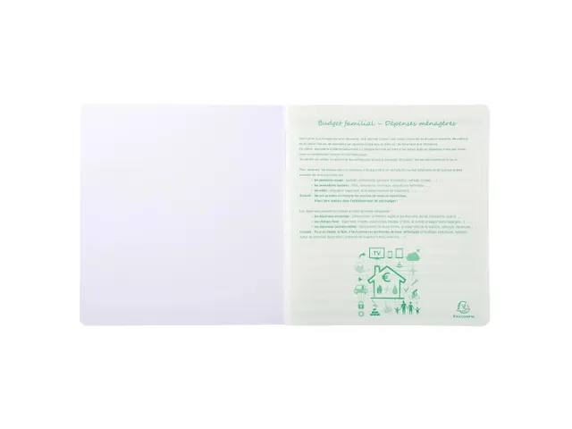 Piqûre de comptabilité et organisation familiale 27x25cm - Budget d