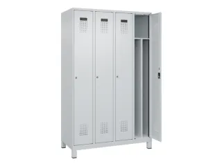 locker voor scheiding van kleding,HxBxD 1950x1200x500mm,4vak - 1