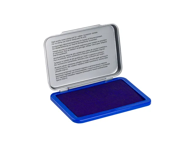 Inktkussen Trodat metaal 9051M 90x50mm blauw