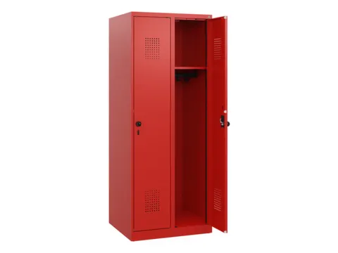 schoollocker,HxBxD 1530x600x500mm,2vak,vak B 300mm,draaigrendel