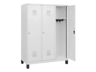 schoollocker,HxBxD 1630x1200x500mm,3vak,vak B 400mm,cil.-slot,voeten - 1