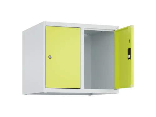 opzetkast,v. locker,2vak.,vak B 300mm,HxBxD 500x600x500mm,vleugeldeur