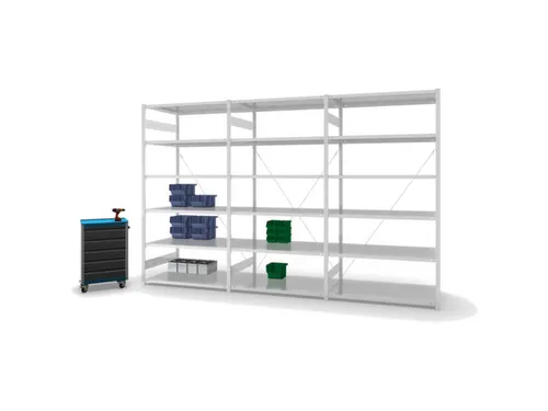 systeemstelling,grondveld,HxBxD 2500x1360x835mm,vakl. 190kg