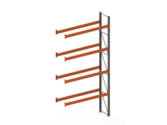 palletstelling,aanbouwveld,HxBxD 5500x2800x800mm,vakl. 2400kg