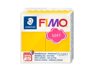 Boetseerklei Fimo soft 57 gram zonnegeel - 2