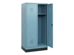 schoollocker,HxBxD 1630x800x500mm,2vak,vak B 400mm,cil.-slot,sokkel