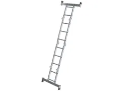 multifunctionele vouwladder,2x2/2x3,sporten,balk L 2,85m,aluminium