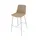 barkruk,zitting HxBxD 760x470x410mm,zitting beige,4voeten,frame staal