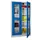 Vitrinekast Hxbxd 1950x1000x400mm Draaideuren Ral7035 Front Ral5010