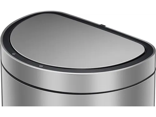 Mirage Semi-round Prullenbak Sensor Bin 47 Liter Mat Rvs