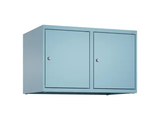 opzetkast,v. locker,2vak.,vak B 400mm,HxBxD 500x800x500mm,cilinderslot - 2