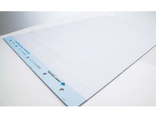 Flip-Overpapier Blanco/geruit 65x100cm