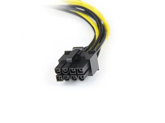 Câble alimentation LP4 vers carte vidéo Express PCI 8 broches 15cm