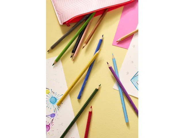 kleurpotlood Faber-Castell Grip promotieset 18 + 4 + 2