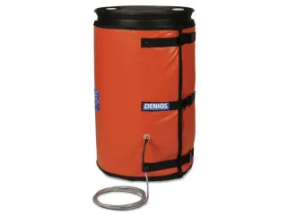 Verwarmingsmantel,V. 200L Vat,Buiten Glasvezel/Silicone,Oranje - 1