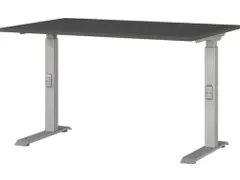 In hoogte verstelbaar bureau,HxBxD 680-910x1200x800mm,blad grafiet