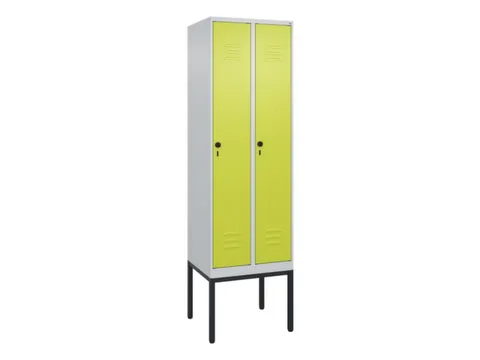 locker,HxBxD 2120x600x500mm,2vak,vak B 300mm,draaigrendel
