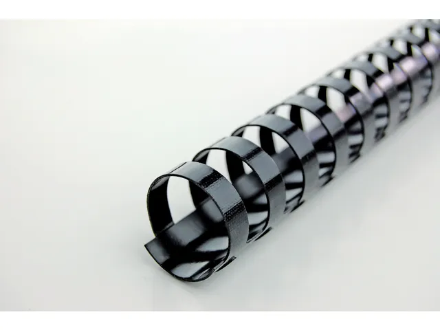 Bindrug GBC 12mm 21-rings A4 zwart 100stuks