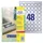 Etiket Avery L6129-20 rond 30mm zilver 960stuks