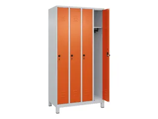 locker,HxBxD 1950x1000x500mm,4vak,vak B 250mm,draaigrendel,voeten - 2