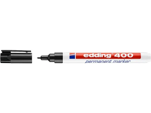 Viltstift edding 400 rond zwart 1mm