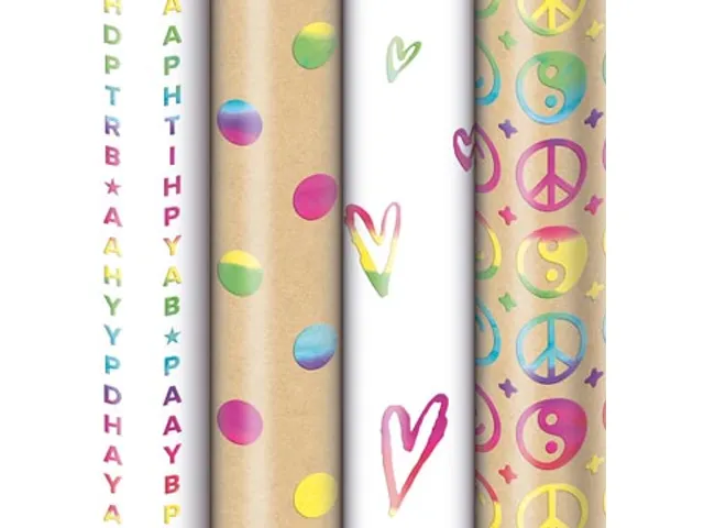 Geschenkpapier Rainbow 70 cm x 1,5 m