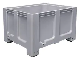 Stapelcontainer Pe Hxbxd 760x1200x1000mm 610 Liter 4Poten Antraciet