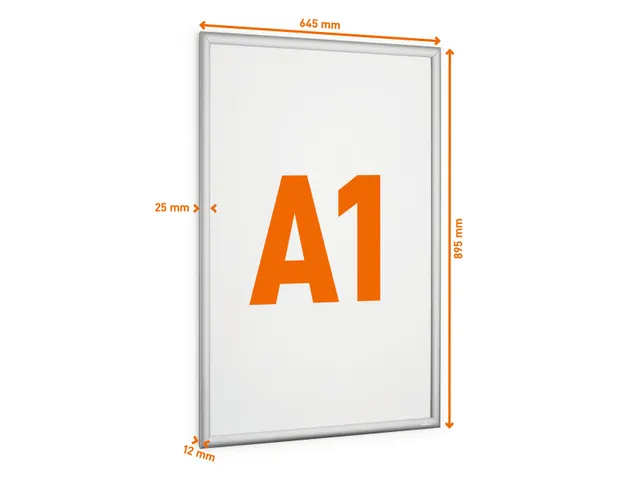 Cadre clipsable Durable A1 aluminium Outdoor