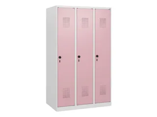 schoollocker,HxBxD 1530x900x500mm,3vak,vak B 300mm,draaigrendel - 2