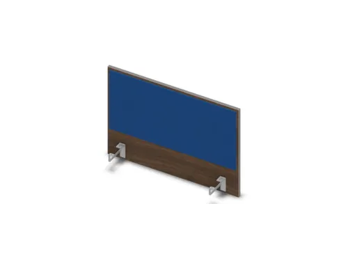 opzetpaneel v. bureau aanbouw zijkant 800mm Bruin Hickory BN6016-blauw