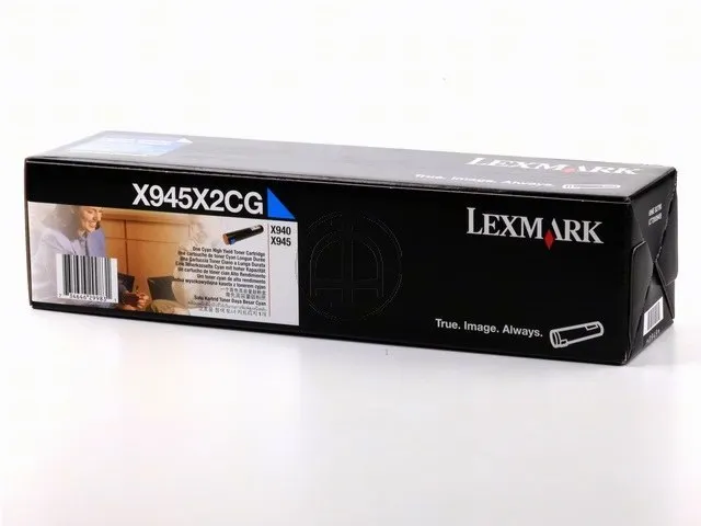 Tonercartridge Lexmark X 945 x 2 cg Cyaan